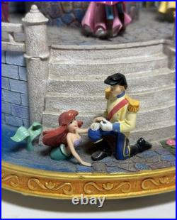 Disney Multi Princess Dancing Snow Globe Once Upon a Dream Rotating Music Box