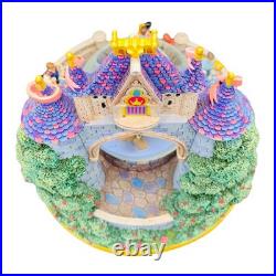 Disney Multi Princess Dancing Snow Globe Once Upon a Dream Rotating Music Box
