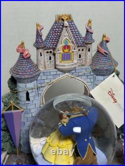 Disney Multi Princess Dancing Snow Globe Once Upon a Dream Rotating Music Box