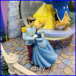 Disney Multi Princess Dancing Snow Globe Once Upon a Dream Rotating Music Box