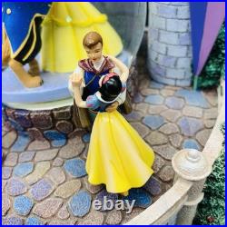 Disney Multi Princess Dancing Snow Globe Once Upon a Dream Rotating Music Box
