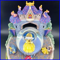 Disney Multi Princess Dancing Snow Globe Once Upon a Dream Rotating Music Box