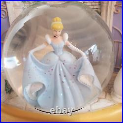 Disney Multi Princess Royal Romance Rotating Musical Snowglobe