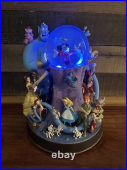 Disney Multiple Character Snow Globe Lighted-Friend Like Me-1992-Vintage