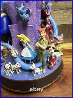 Disney Multiple Character Snow Globe Lighted-Friend Like Me-1992-Vintage