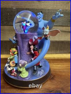 Disney Multiple Character Snow Globe Lighted-Friend Like Me-1992-Vintage