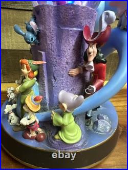 Disney Multiple Character Snow Globe Lighted-Friend Like Me-1992-Vintage