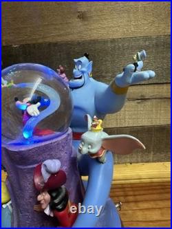 Disney Multiple Character Snow Globe Lighted-Friend Like Me-1992-Vintage
