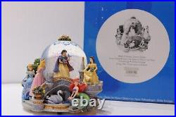 Disney Musical Multi Princess Snow Globe With Tune Once Upon A Dream With Box