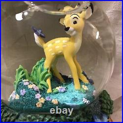 Disney Musical Snow Globe Bambi Masters of Animation Frank Thomas Flower Song