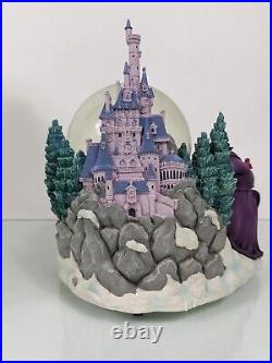 Disney Musical Snow Globe Beauty and the Beast Winter Scene Snowglobe