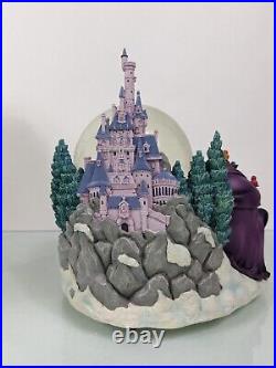 Disney Musical Snow Globe Beauty and the Beast Winter Scene Snowglobe