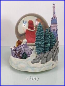 Disney Musical Snow Globe Beauty and the Beast Winter Scene Snowglobe