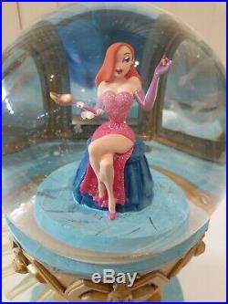 Disney Musical Snow Globe Jessica Rabbit Looks in Mirror plus LE 500 pin (#26)