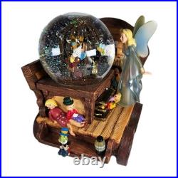 Disney Musical Snow Globe Pinocchio I've Got No Strings Wagon Scene Rare
