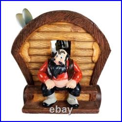 Disney Musical Snow Globe Pinocchio I've Got No Strings Wagon Scene Rare