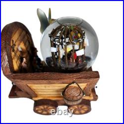 Disney Musical Snow Globe Pinocchio I've Got No Strings Wagon Scene Rare