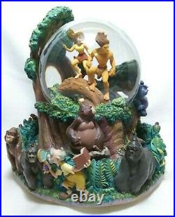Disney Musical Snow Globe Tarzan Two Worlds Displayed Only with Box