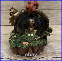 Disney Musical Snow Globe The Fox and the Hound Best of Friends Rare Vintage
