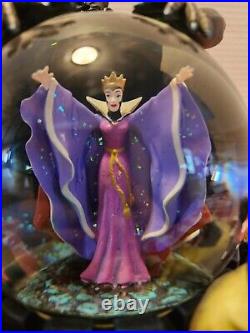 Disney Musical Water Snow Globe Grim Grinning Ghost Chernabog Villians