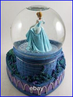 Disney Musical and Moves Snow Globe Cinderella Fairy Godmother EUC Rare