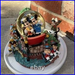 Disney Nifty Nineties Musical Snow Globe Music Box The Good Old Summertime