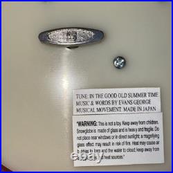 Disney Nifty Nineties Musical Snow Globe Music Box The Good Old Summertime