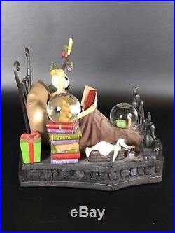 Disney Nightmare Before Christmas Bed Time Jack Skellington Figure/Globe COA
