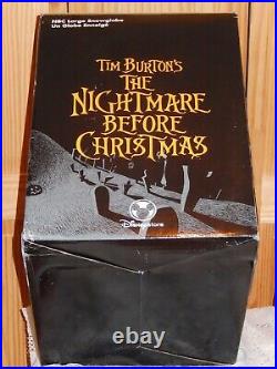 Disney Nightmare Before Christmas SANTA JACK SLEIGH MUSICAL SNOWGLOBE BLOWER NIB