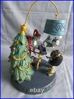 Disney Nightmare Before Christmas Santa Jack Snow Globe Ornament with Stand