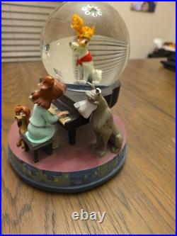Disney Oliver & Company Snow Globe Why Should I Worry Song Collectible Rare