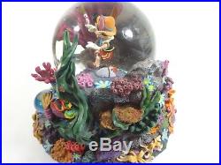 Disney PINOCCHIO Snow Globe Music Box (Brahms Waltz) Beautiful Coral, RARE