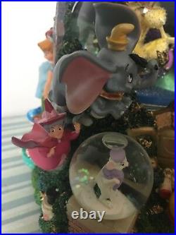 Disney Parade Aladdin Share a Dream Come True Musical Snow Globe With Styrofoam