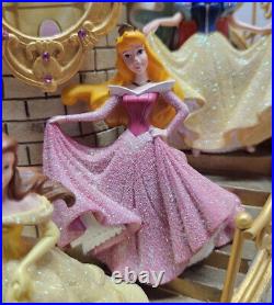 Disney Park Princess Club Staircase Musical Snowglobe