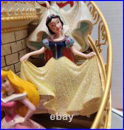 Disney Park Princess Club Staircase Musical Snowglobe