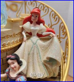 Disney Park Princess Club Staircase Musical Snowglobe