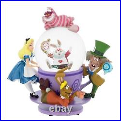 Disney Parks Alice in Wonderland Tea Cup Snow Globe