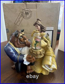 Disney Parks Beauty and the Beast Disney Snowglobe with Original Box