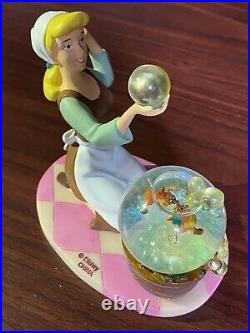 Disney Parks Cinderella Snow Globe Cleaning Bubbles RARE