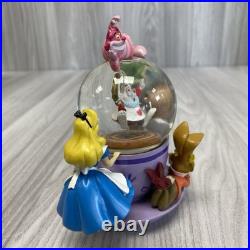 Disney Parks Exclusive Alice in Wonderland Spinning Tea Cup Snow Globe Boxed. PB
