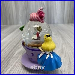 Disney Parks Exclusive Alice in Wonderland Spinning Tea Cup Snow Globe Boxed. PB