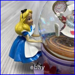 Disney Parks Exclusive Alice in Wonderland Spinning Tea Cup Snow Globe Boxed. PB