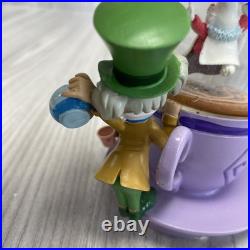 Disney Parks Exclusive Alice in Wonderland Spinning Tea Cup Snow Globe Boxed. PB
