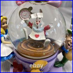 Disney Parks Exclusive Alice in Wonderland Spinning Tea Cup Snow Globe Boxed. PB