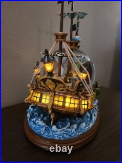 Disney Parks Large Peter Pan Musical Snow Globe