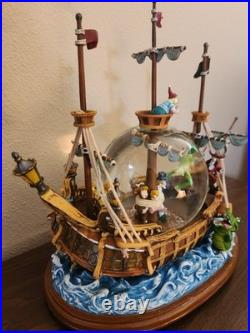 Disney Parks Large Peter Pan Musical Snow Globe