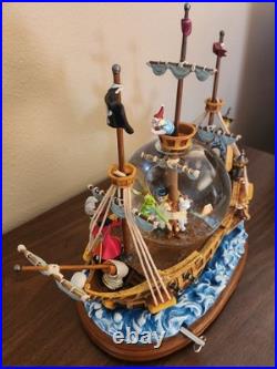 Disney Parks Large Peter Pan Musical Snow Globe