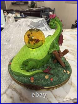 Disney Pete's Dragon Musical Snow Globe Plays Candle On The Water Original Box