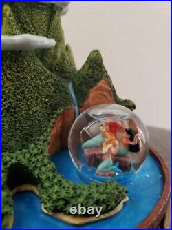Disney Peter Pan 50th Anniversary Musical Snowglobe Collectible Snow Globe RARE
