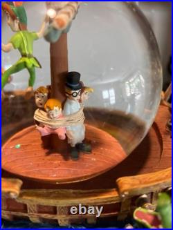 Disney Peter Pan Captain Hook Pirate Ship You Can Fly Musical Snow Globe Disney Peter Pan Captain Hook Pirate Ship You Can Fly Musical Snow Globe